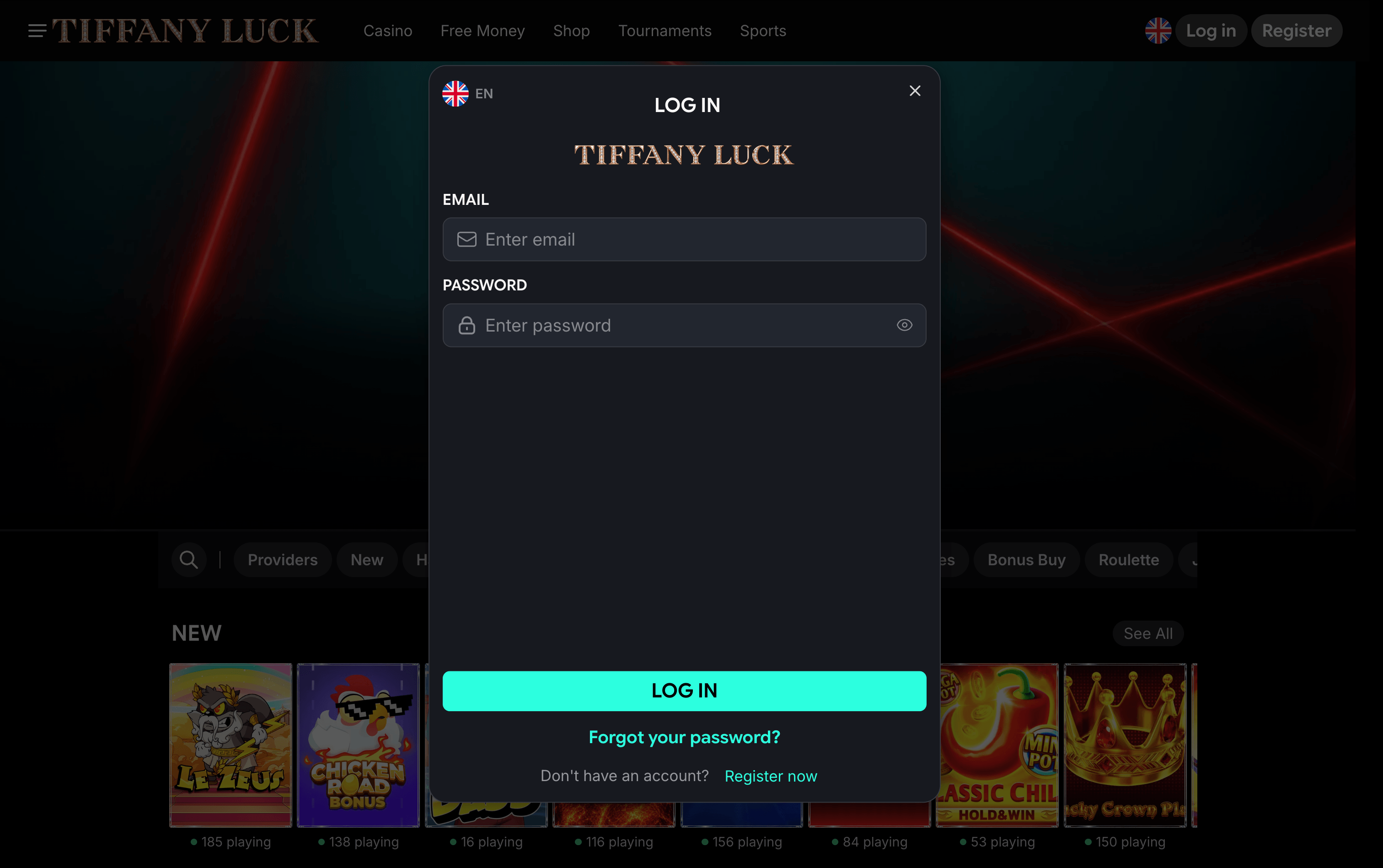 TiffanyLuck Casino Sign In