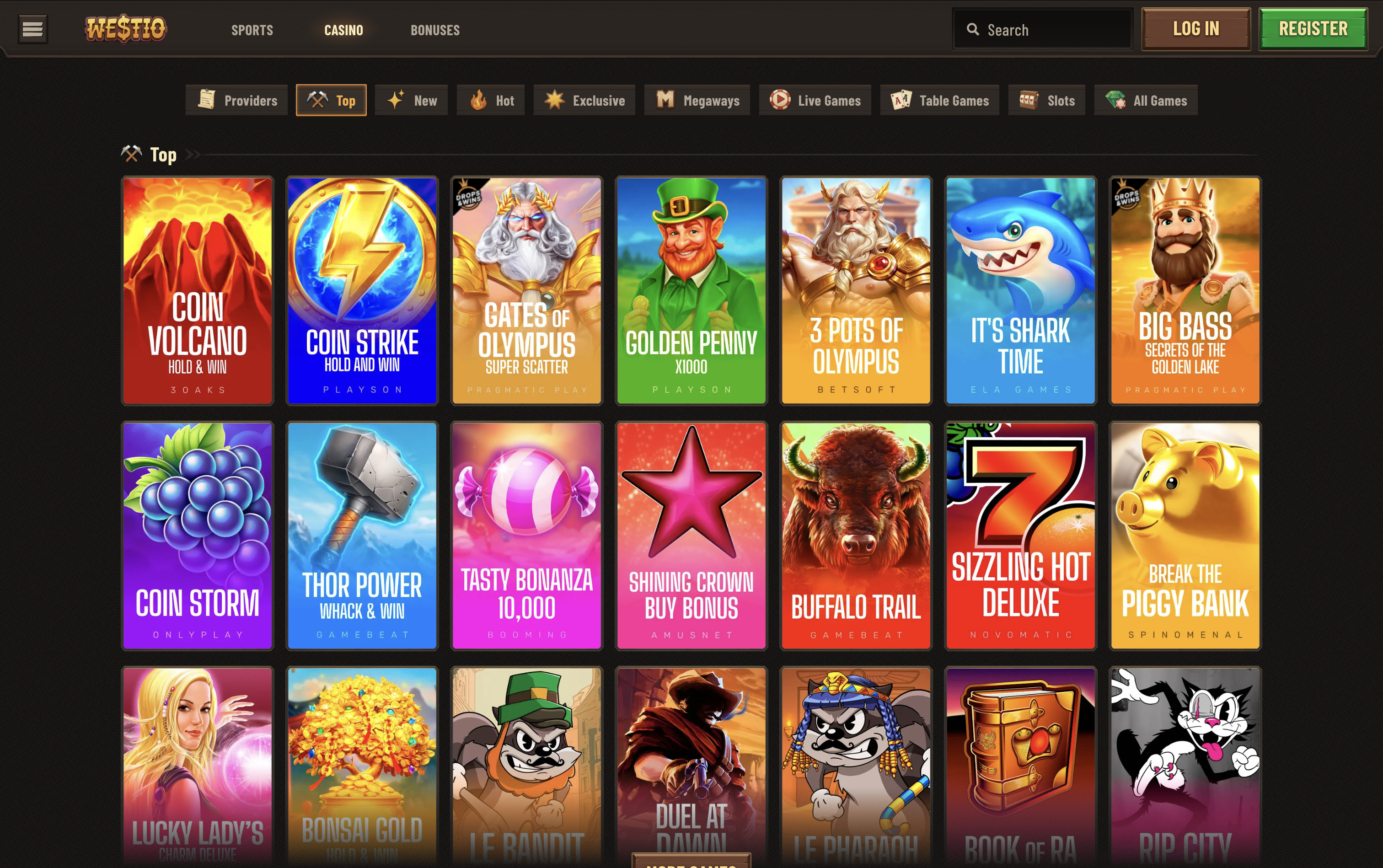 Westio Casino Games