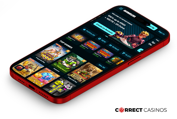 WinRushGo Casino Mobile Version