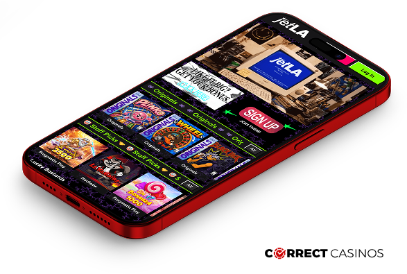 jetLA Casino Mobile Version